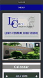 Mobile Screenshot of lewischs.sharpschool.net