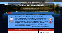 Desktop Screenshot of columbiahs.sharpschool.net