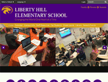 Tablet Screenshot of lheslibertyhill.sharpschool.com