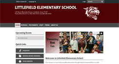 Desktop Screenshot of littlefieldes.sharpschool.net