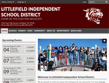 Tablet Screenshot of littlefield.sharpschool.net