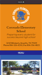 Mobile Screenshot of coronadoamaisd.sharpschool.com