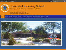 Tablet Screenshot of coronadoamaisd.sharpschool.com