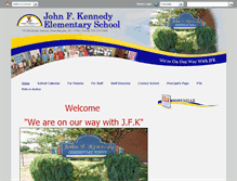 Tablet Screenshot of jfkwbschools.sharpschool.com