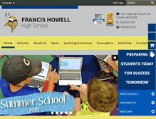 Tablet Screenshot of fhsdfhhs.sharpschool.net
