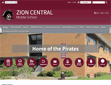 Tablet Screenshot of centralzion6.sharpschool.net