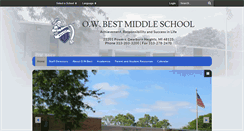 Desktop Screenshot of owbmsdhsd7.sharpschool.com