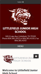Mobile Screenshot of littlefieldjhs.sharpschool.net