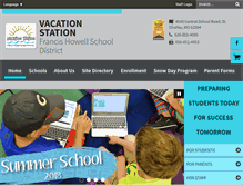 Tablet Screenshot of fhsdvacation.sharpschool.net