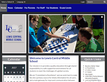 Tablet Screenshot of lewiscms.sharpschool.net