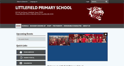 Desktop Screenshot of littlefieldps.sharpschool.net