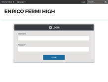 Tablet Screenshot of enricofermi.sharpschool.com