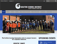 Tablet Screenshot of grafton.sharpschool.net