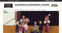 Desktop Screenshot of hazardville.sharpschool.com