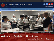 Tablet Screenshot of castlehs.sharpschool.com