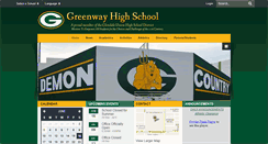 Desktop Screenshot of greenwayguhsdaz.sharpschool.com