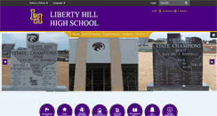 Desktop Screenshot of lhhslibertyhill.sharpschool.com