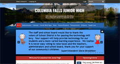 Desktop Screenshot of columbiajh.sharpschool.net